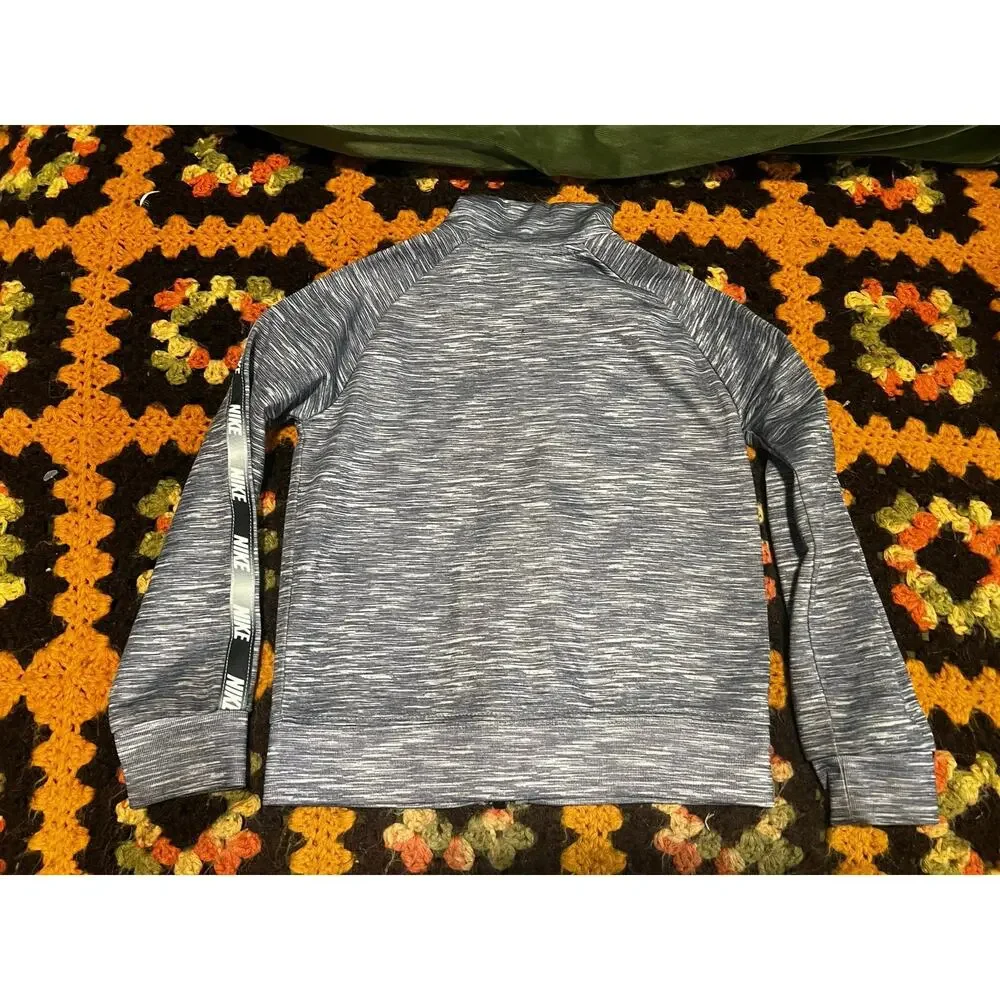 Nike Toddler 2T Gray Heather Logo Tape Full Zip Track Jacket